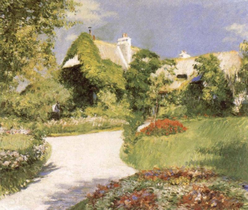 Gustave Caillebotte Farmhouse at Trouville Germany oil painting art
